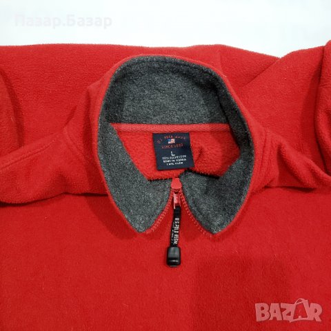 US POLO ASSN USPA Полар Блуза Пуловер (L), снимка 7 - Пуловери - 38915295