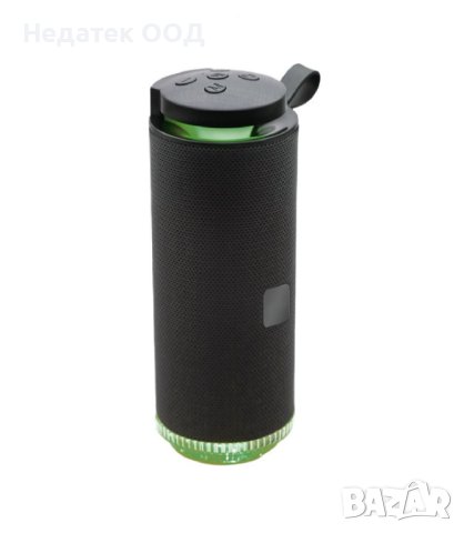 Bluetooth тонколона, 10W, LED, черна, 17,5 см, снимка 2 - Тонколони - 43950027