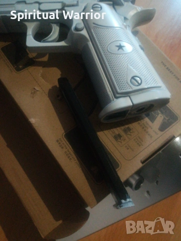 Въздушен пистолет Колт 1911, 3 джаула! Метал. , снимка 6 - Въздушно оръжие - 53097527