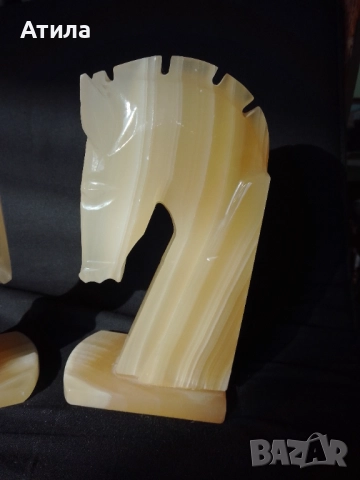 скулптура оникс стопери за книги 19 см, снимка 8 - Статуетки - 52822924