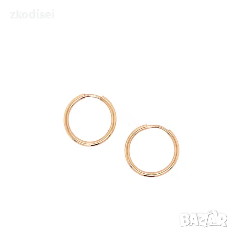 Златни обеци 0,99гр. 14кр. проба:585 модел:29407-4, снимка 1