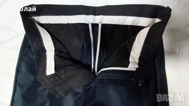 Мъжки костюм 100% студена вълна + подарък, снимка 16 - Костюми - 53604614