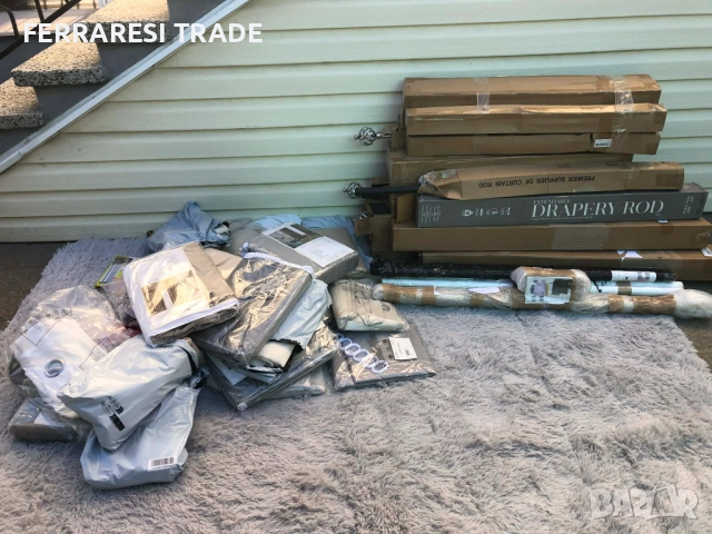 лот 34 корнизи и 30 пердета сет нови 