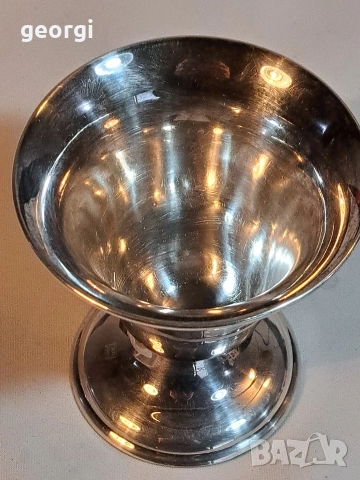 посребрена чаша 32/6, снимка 3 - Чаши - 53266527