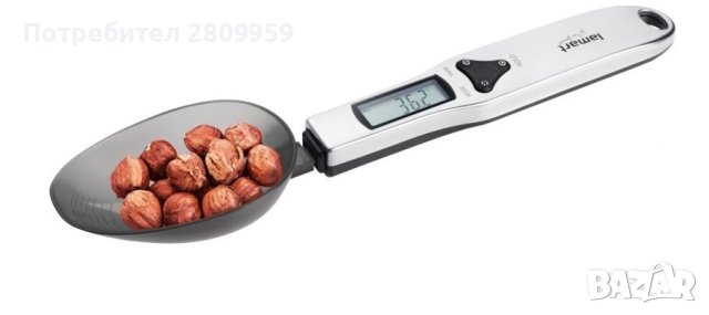 Електронна мерителна лъжица LAMART LT7034, Неръждаема стомана, снимка 4 - Аксесоари за кухня - 42992230