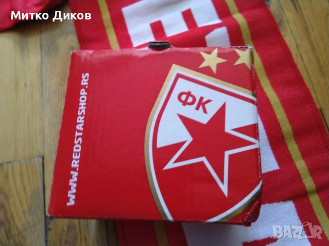 Цървена звезда Белград шал и чаша нови , снимка 8 - Футбол - 51552816