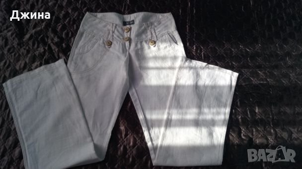 Дамски ленени панталони, снимка 5 - Панталони - 26327990