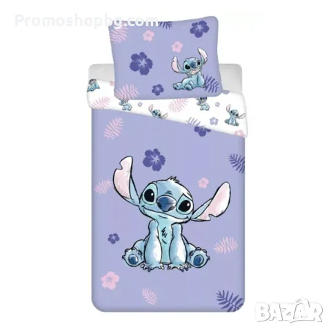 Спален комплект Лило и Стич, 100% памук, 2 части, 140x200 см, снимка 1