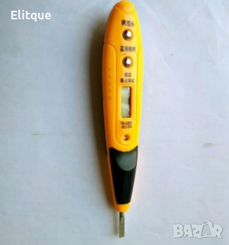 Дигитален тестер за електрически ток и напрежение AC/DC 12-220V, снимка 4 - Други инструменти - 52862882