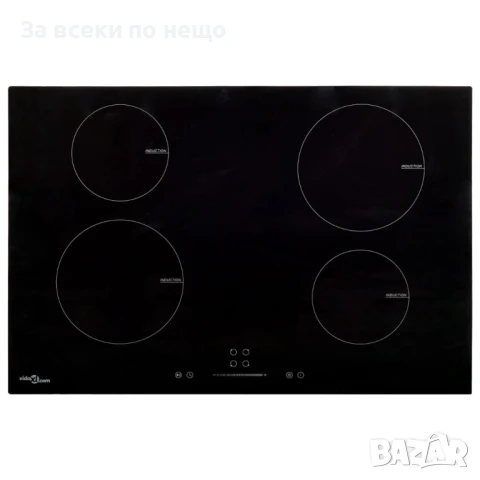 Индукционен Плот С 4 Котлона Сензорен Контрол Стъкло 77см 7000W Код P789