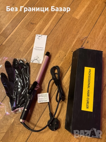 Нова маша за оформяне на коса Прическа Къдрене Вълни Жени 32мм Барел, снимка 3 - Маши за коса - 51649102