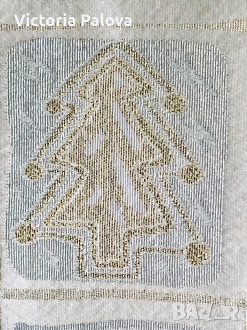 Златисто-сребриста покривка за Коледа и Нова Година, снимка 9 - Покривки за маси - 43225483