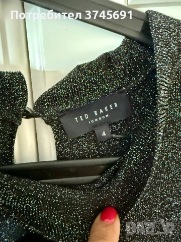 Коледна Ted Baker нова вечерна рокля L, снимка 3 - Рокли - 51505901