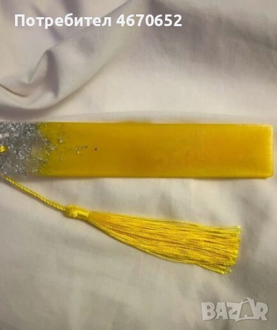 Книгоразделител от епоксидна смола , снимка 10 - Ръчно изработени сувенири - 53070812