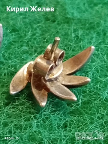 ЕЛЕГАНТНИ СРЕБЪРНИ ОБЕЦИ във ФОРМАТА на РАЗЦЪФНАЛ ЛОТУС МАЙСТОРСКА ИЗРАБОТКА 26442, снимка 3 - Обеци - 52737690