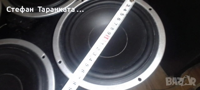 7 инчови два мидбаса и два басови говорители Cat, снимка 3 - Тонколони - 53265296