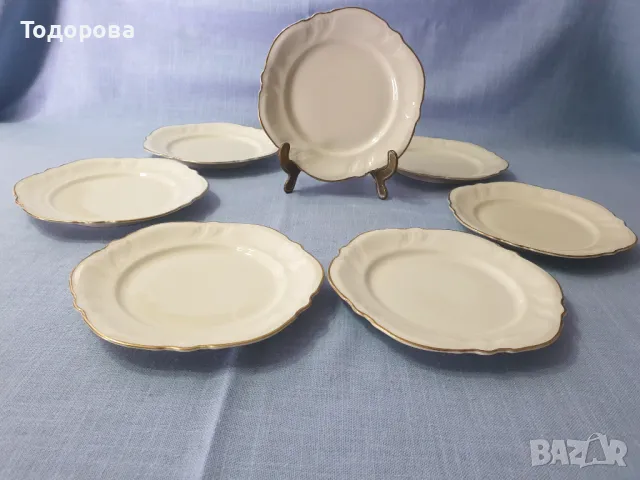 Барокови десертни чинии Rosenthal Kronach - 7 броя.