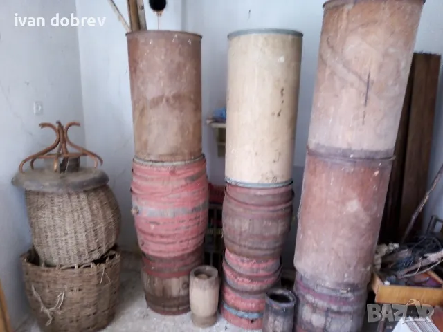 Стари дървени съдове, снимка 7 - Други ценни предмети - 49776759