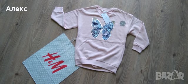 Нова!!! H&M - блуза 8-10г, снимка 1 - Детски Блузи и туники - 38546842