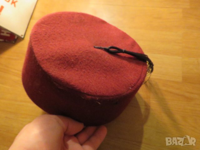 Старинен турски фес със символът на исляма - за ценители и колекционери ., снимка 2 - Антикварни и старинни предмети - 39024714