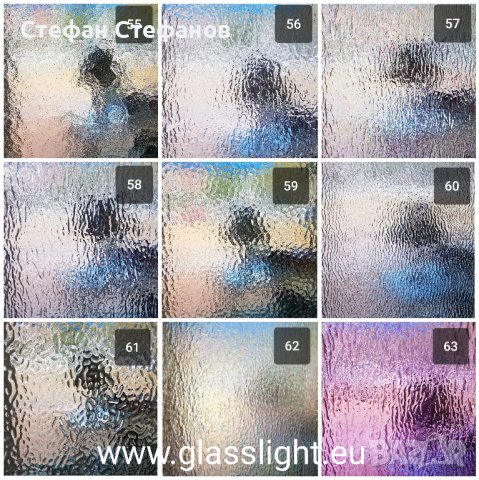 Цветни стъкла за витражи, тифани, фюзинг, снимка 7 - Други - 41104986