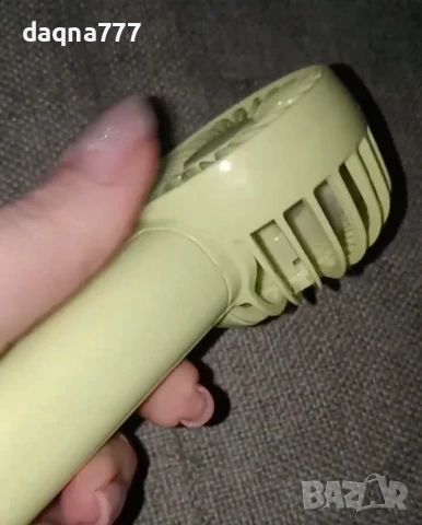 Мини преносим вентилатор на батерии, снимка 16 - Други стоки за дома - 50786621