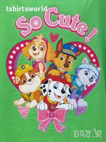 Нова детска тениска с дигитален печат PAW Patrol (Пес патрул) - So Cute, снимка 2 - Детски тениски и потници - 37494639