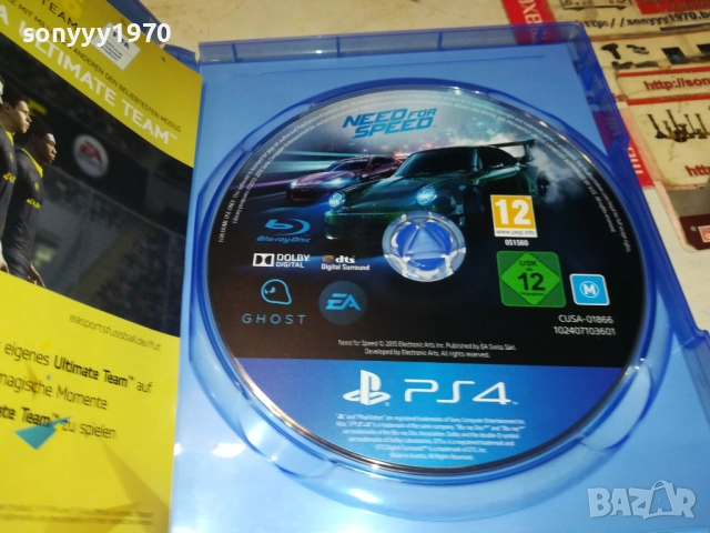 SONY PS4 GAME-NEED FOR SPEED 0610251254, снимка 4 - Игри за PlayStation - 51960574