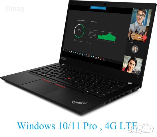 14" IPS ThinkPad T14 / Ryzen 7/ 48GB/SSD/4G LTE/Win11Pro