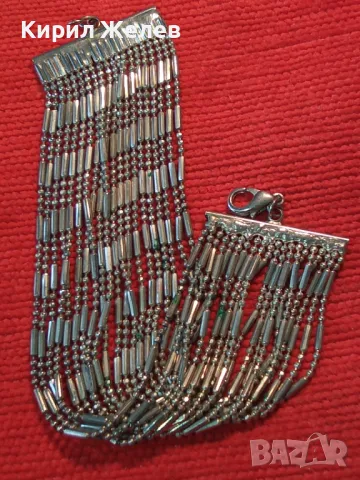 НЕЖНА ПОСРЕБРЕНА ГРИВНА от БЛАГОРОДНА СТОМАНА 29571, снимка 10 - Гривни - 47298534