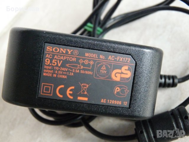 Адаптер Sony AC- FX172, 9.5V 1.2A, снимка 2 - Мрежови адаптери - 40185287