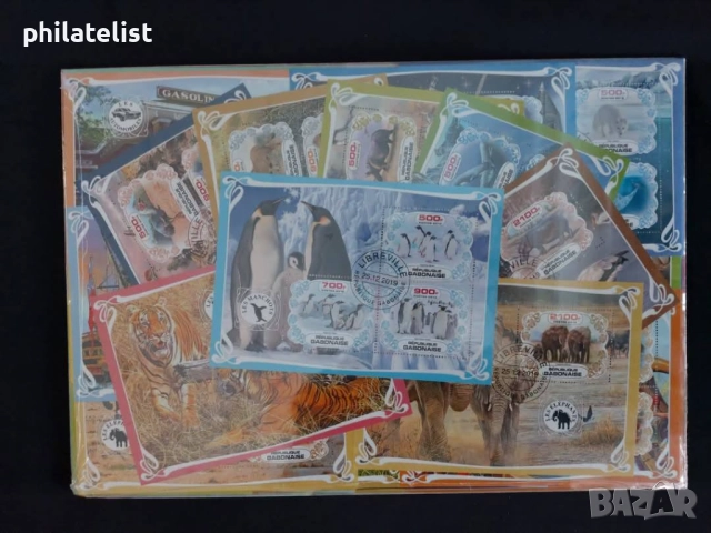 Пакет от 128 блока - Африкански държави, различни, тематични – 2019 година, снимка 2 - Филателия - 51991034