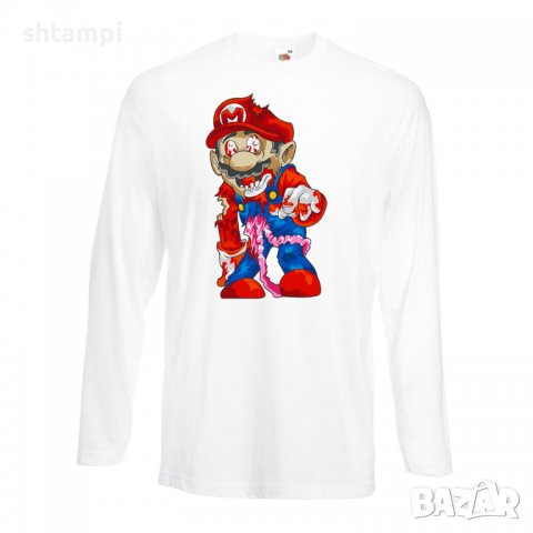 Мъжка тениска Mario Zombie 6 Игра,Изненада,Подарък,Празник,Повод, снимка 4 - Тениски - 37238142