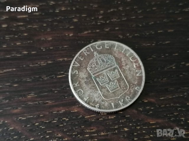 Mонета - Швеция - 1 крона | 1992г.