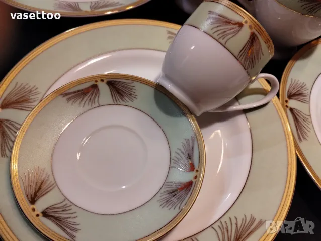 Нов сервиз за кафе 21 части, снимка 2 - Сервизи - 48492143