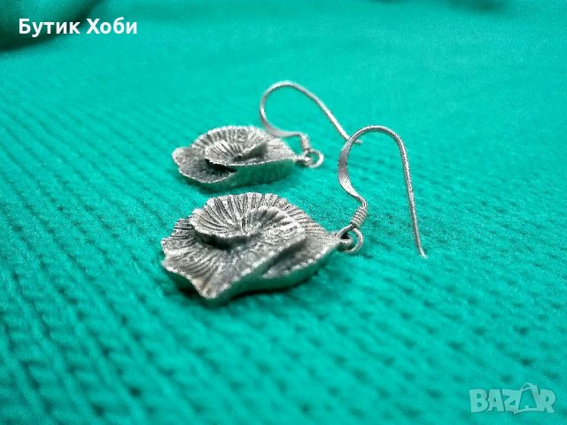 Авторски обеци СБХ сребро 925, снимка 4 - Обеци - 32944932