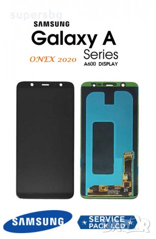 Нов 100% Оригинален LCD Дисплей + Тъч скрийн Samsung Galaxy A6 2018 SM-A600, снимка 1