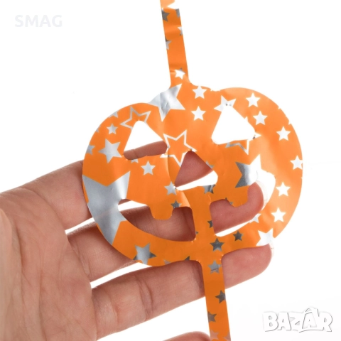 Перде с тикви Halloween / Хелоуин, 100x200 см_1244359, снимка 3 - Декорация за дома - 52028259