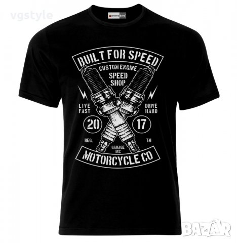 Мъжка Тениска Моторджийска Мото Мотокрос Ендуро Моторист Мотоциклетизъм Moto Motorcycle, снимка 1