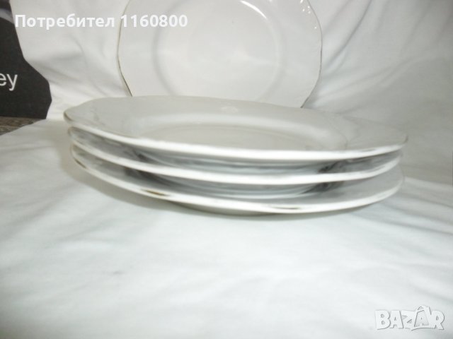 Български порцеланови десертни чинии, снимка 2 - Чинии - 37144701