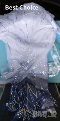 Детска рокля, костюм на принцеса Елза от "Замръзналото кралство", снимка 6 - Детски комплекти - 52819834