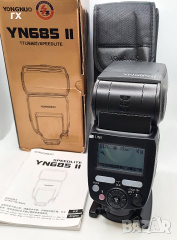 светкавица Yongnuo YN685 II Canon Wireless 2.4G HSS TTL/iTTL , снимка 2 - Светкавици, студийно осветление - 43596020