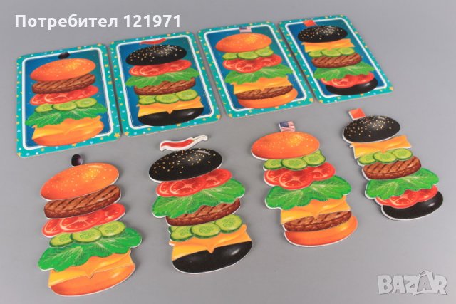 Магнитна игра Направи хамбургер, снимка 2 - Игри и пъзели - 32872328