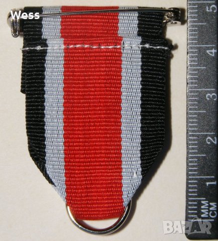 Германия, Трети райх – лента за Железен кръст, снимка 2 - Други ценни предмети - 28789876