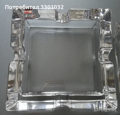 Кристални пепелници Бохемия,за пури и цигари,4 броя, снимка 2 - Други - 51378488