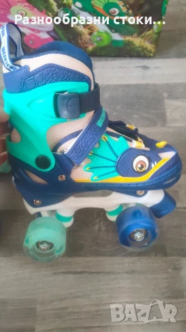 Детски ролери Weskifan Dinosaur Roller Skates, снимка 7 - Други спортове - 51199393