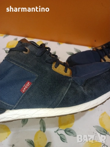 Levis N 46 кожени сникърси , снимка 3 - Маратонки - 53469252