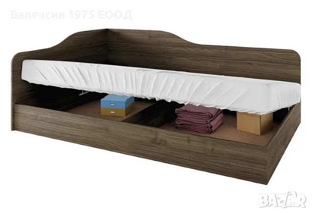 Легло персон и половина с механизъм Сити 2009 сонома, орех или комбинация бяло/ арвен, снимка 3 - Спални и легла - 29561845