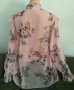 Елегантна блуза-туника в розово ,на цветя,XL, снимка 3