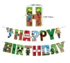 3 вида Minecraft Майнкрафт герои Happy Birthday Парти Гирлянд Банер Флаг декор картонен, снимка 3